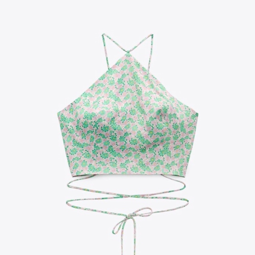 ZARA floral top